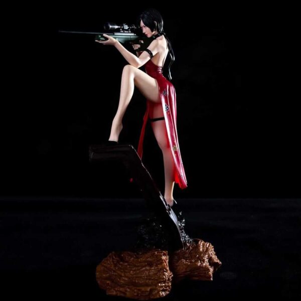 1-20 (1) Vue arrière de la figurine Ada Wong – Figurine d’action haute qualité pour fans de jeux vidéo