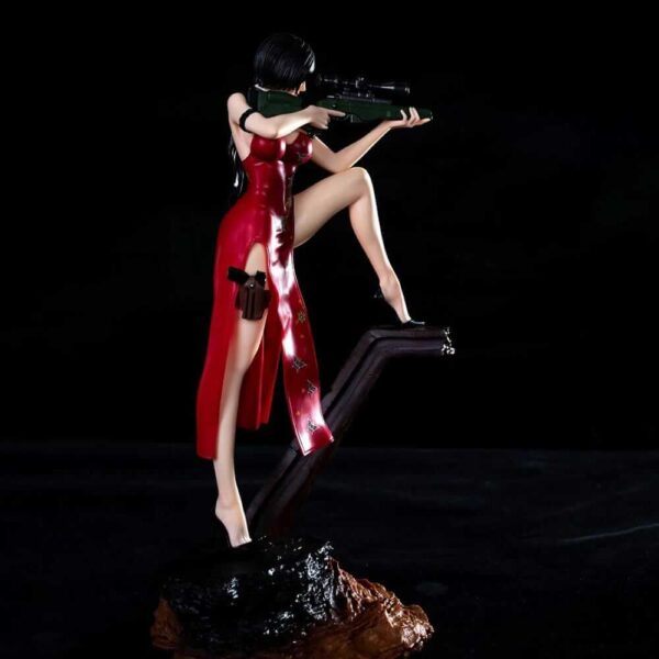 2-13 (1) Statue Resident Evil Ada Wong 34cm – Détails fins pour décoration bureau ou vitrine