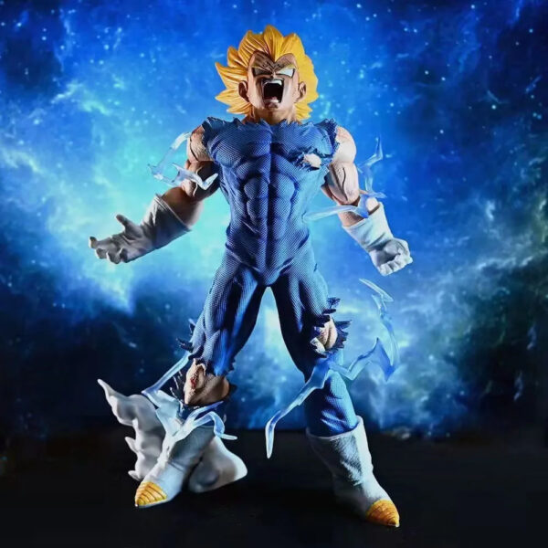 Figurine Majin Vegeta 27cm en PVC – Dragon Ball Z Self-Destruct Super Saiyan