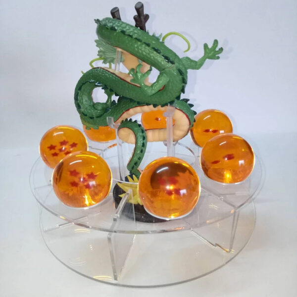 Dragon God Statue displayed on desk with Wish Crystal Ball