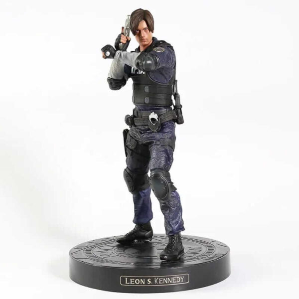 3-10 (1) Figurine Resident Evil Leon S. Kennedy 30 cm – PVC collectible Biohazard RE