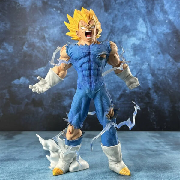 Figurine Majin Vegeta 27cm en PVC – Dragon Ball Z Self-Destruct Super Saiyan