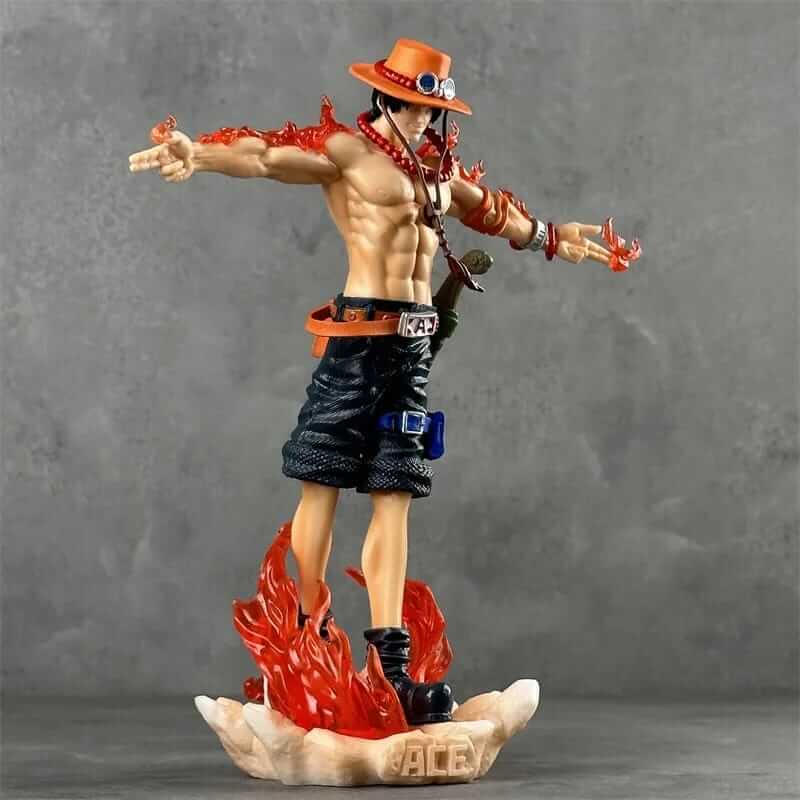 Statue d’action Portgas D. Ace One Piece avec effets lumineux
