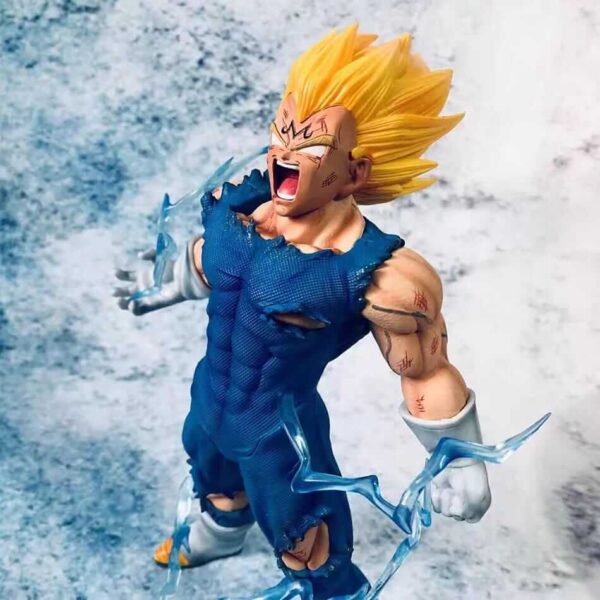 4-14 (1) Décoration bureau figurine Majin Vegeta – Cadeau idéal pour fan de Dragon Ball