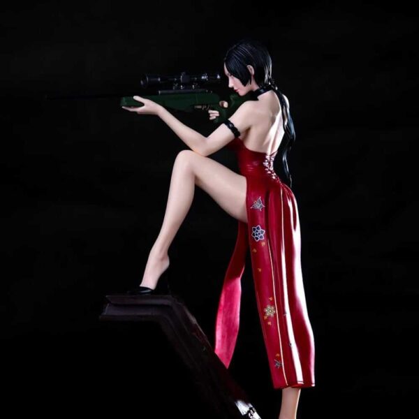 5-11 (1) Vue arrière de la figurine Ada Wong – Figurine d’action haute qualité pour fans de jeux vidéo