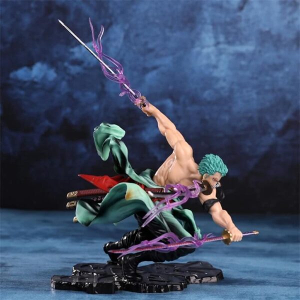 Statue One Piece Sa-Maximum Zoro en action