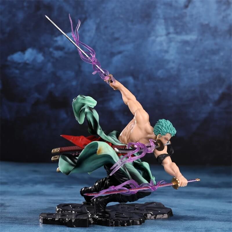 Statue One Piece Sa-Maximum Zoro en action