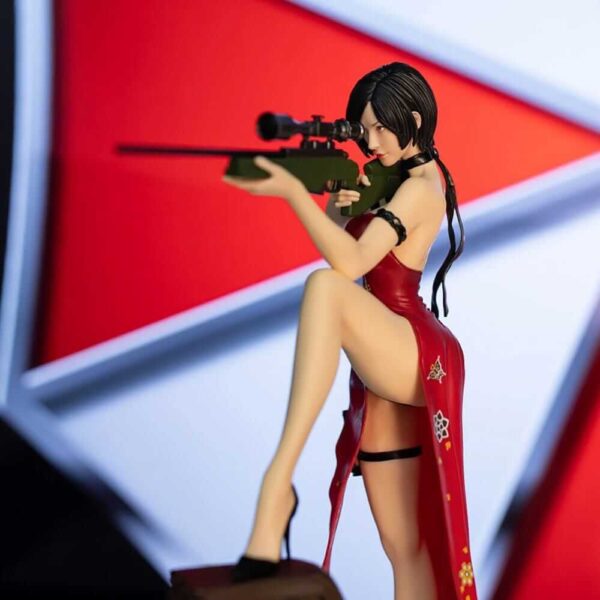 6-12 (1) Figurine Ada Wong 34cm – Statue PVC Resident Evil de collection pour fans d'anime et de jeux vidéo