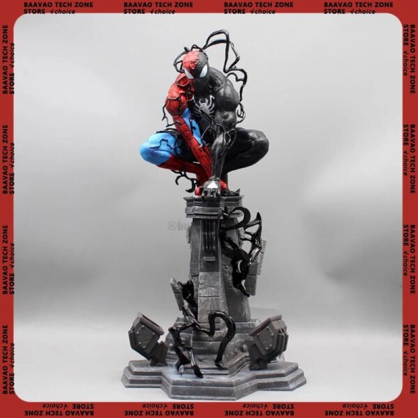 Statue Venom 38 cm avec détails musculaires – Marvel Spider-Man