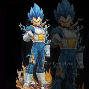 Detailed Dragon Ball Z Vegeta statue collectible item