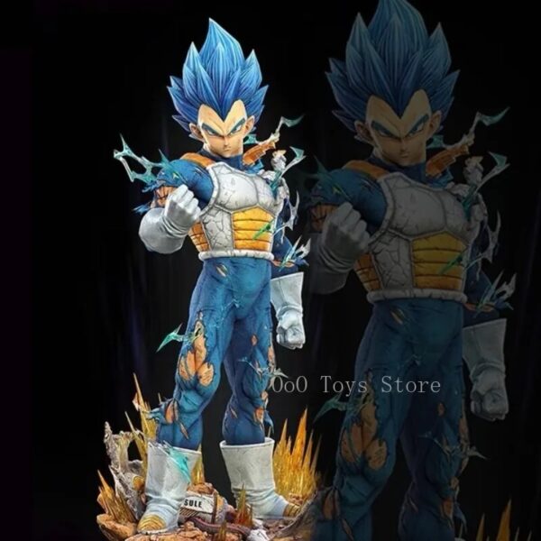 Detailed Dragon Ball Z Vegeta statue collectible item