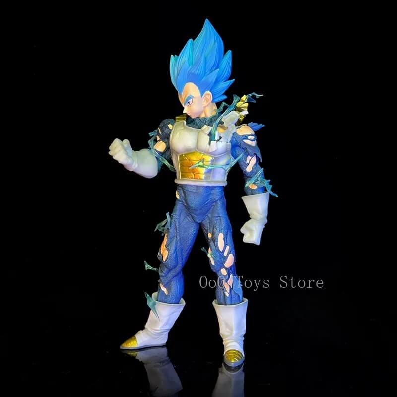 Detailed Dragon Ball Z Vegeta statue collectible item