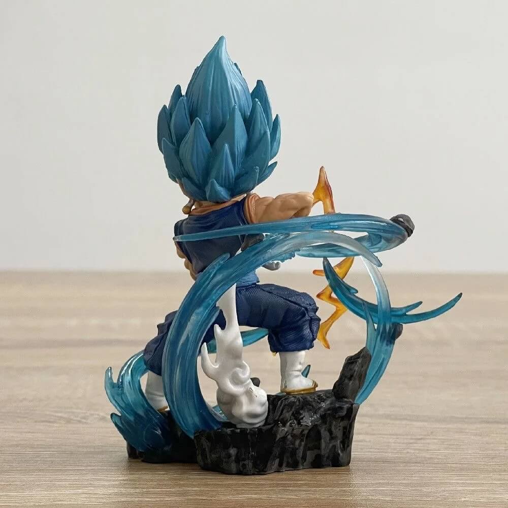 Statue Vegeta Dragon Ball Z version chibi 11 cm – Figurine d’anime en PVC
