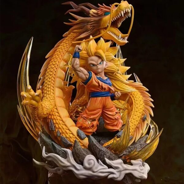 Figurine Collector Goku SSJ3 14 cm Dragon Ball Z Décoration Bureau