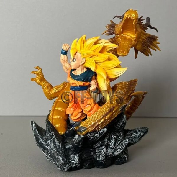Goku SSJ3 Dragon Ball Z Figurine 14 cm Modèle de Collection Anime